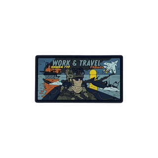 Патч «Work&Travel Вишки ГУР" в ПВХ PSDinfo®