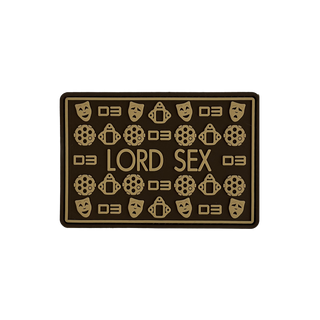Lord Sex Monogram Patch Brown