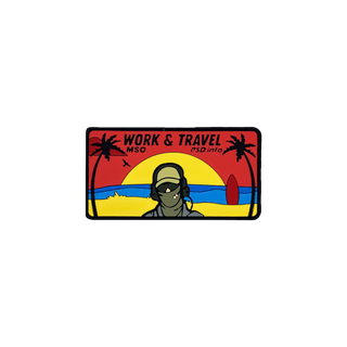 Патч «Work & Travel MSO» в ПВХ PSDinfo®