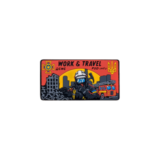 Patch «Work&Travel DSNS» in PVC PSDinfo®
