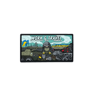 Патч «Work&Travel Слов'янськ» в ПВХ PSDinfo®