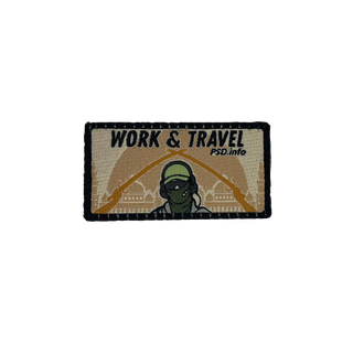 Patch «Work and Travel Baghdad» Embroidery PSDinfo®