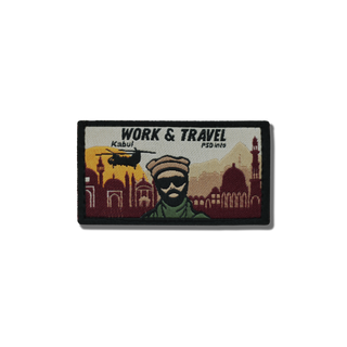 Патч «Work&Travel Kabul» вишивка PSDinfo®