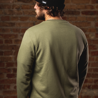 Midweight Longsleeve Olive PSDinfo® Logo Stitch Edition