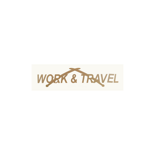 Наліпка Work&Travel на автомобіль PSDinfo®