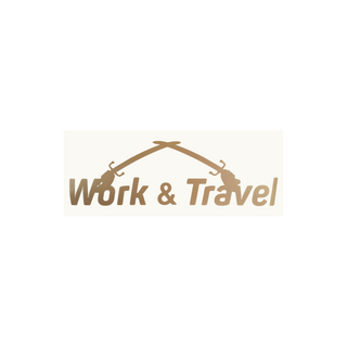 Наліпка Work&Travel на автомобіль PSDinfo®