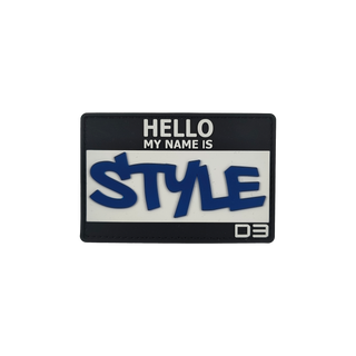 Патч "HELLO MY NAME IS STYLE"