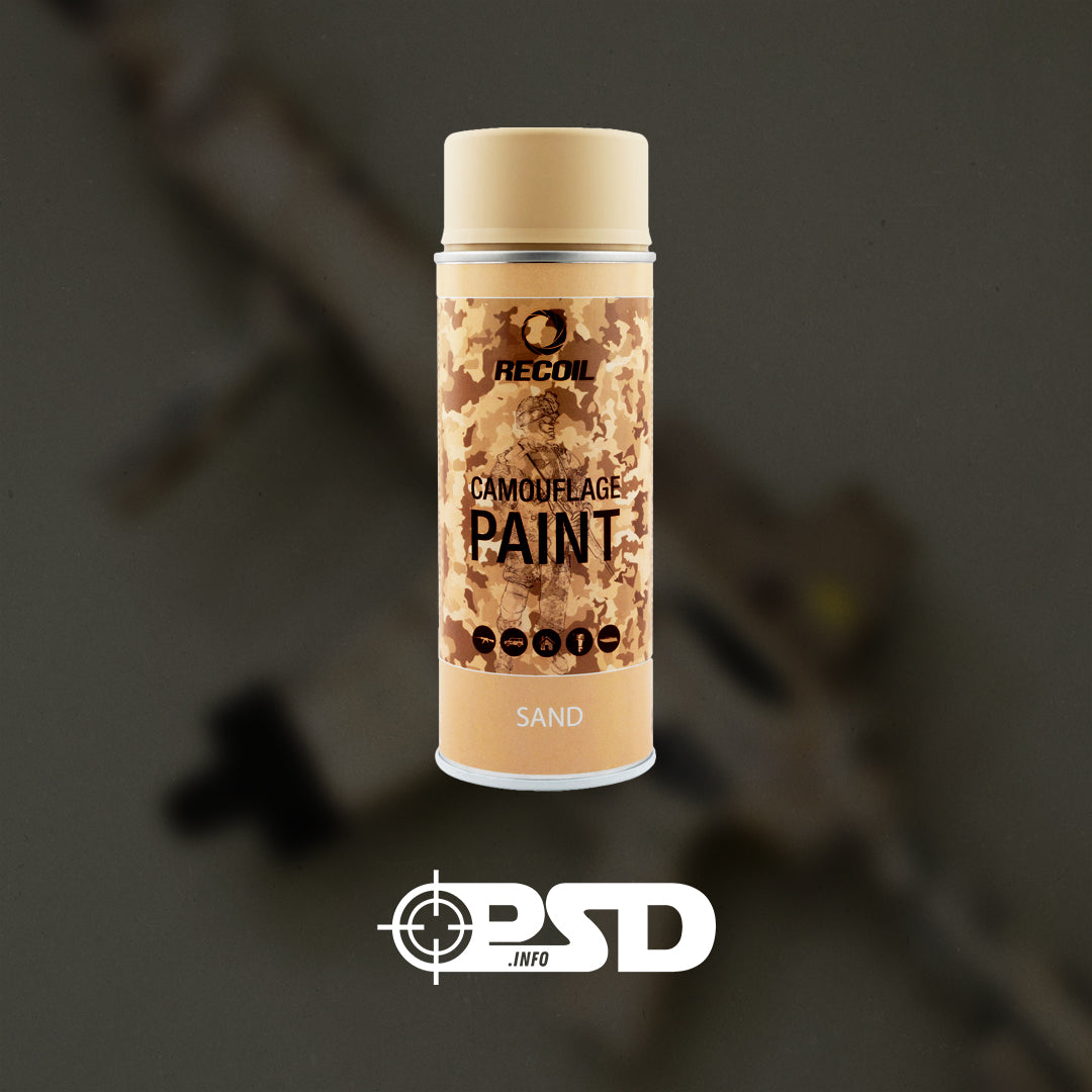 Аерозольна маскувальна фарба для зброї Пісок (Sand) RecOil 400мл
